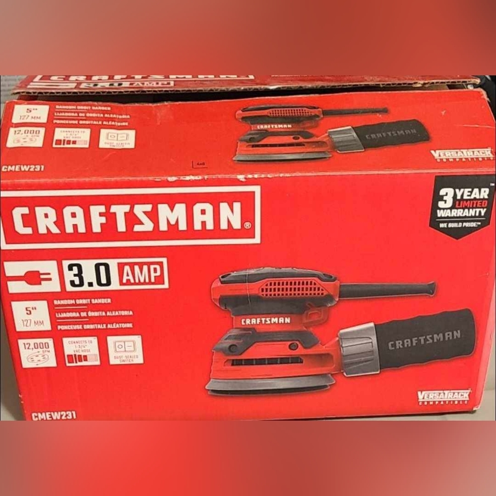 Sander by Craftsman 3.0 AMP Random Orbit Sander